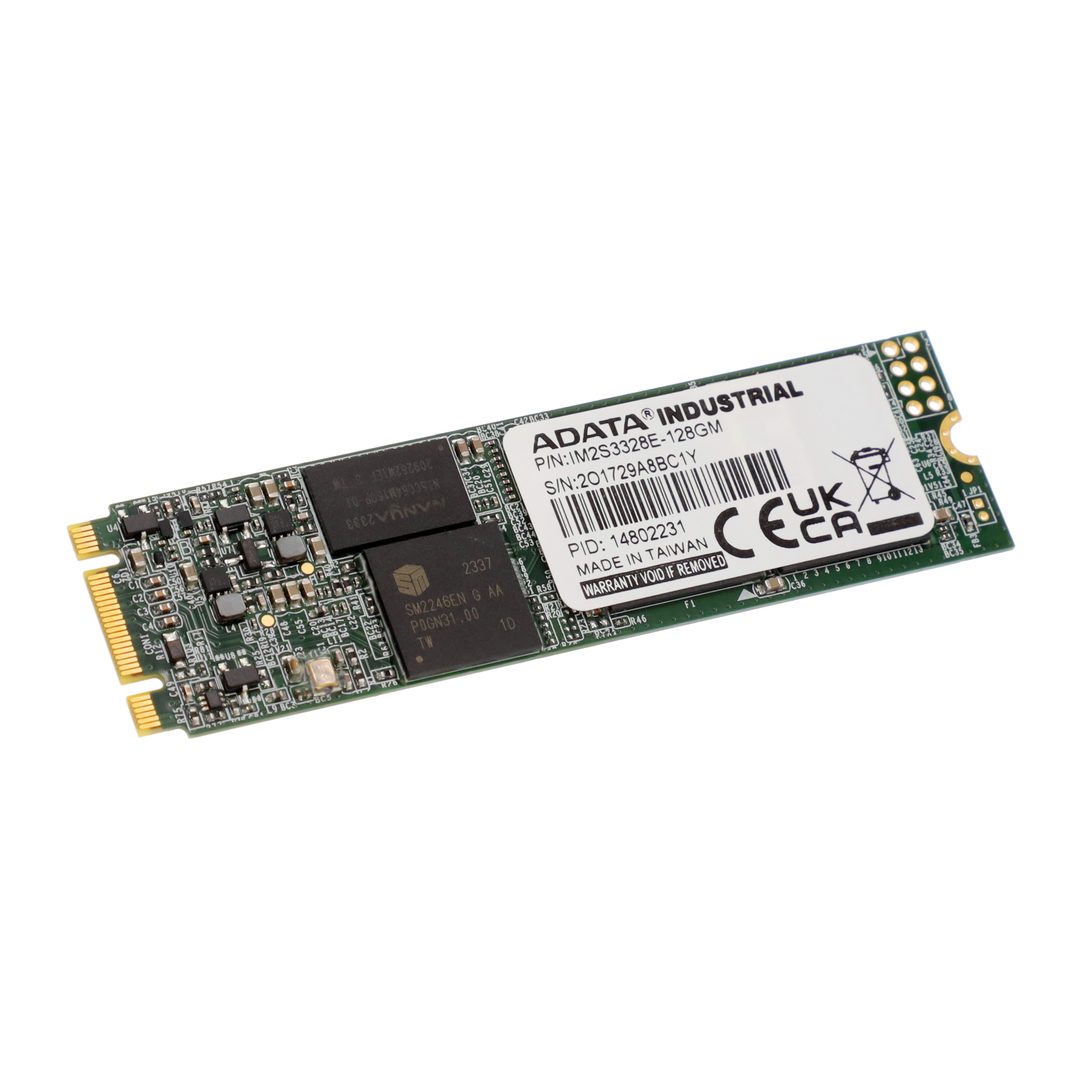 【IM2S3328E-128GM】SSD 128GB M.2 MLC SATA III 3.3V