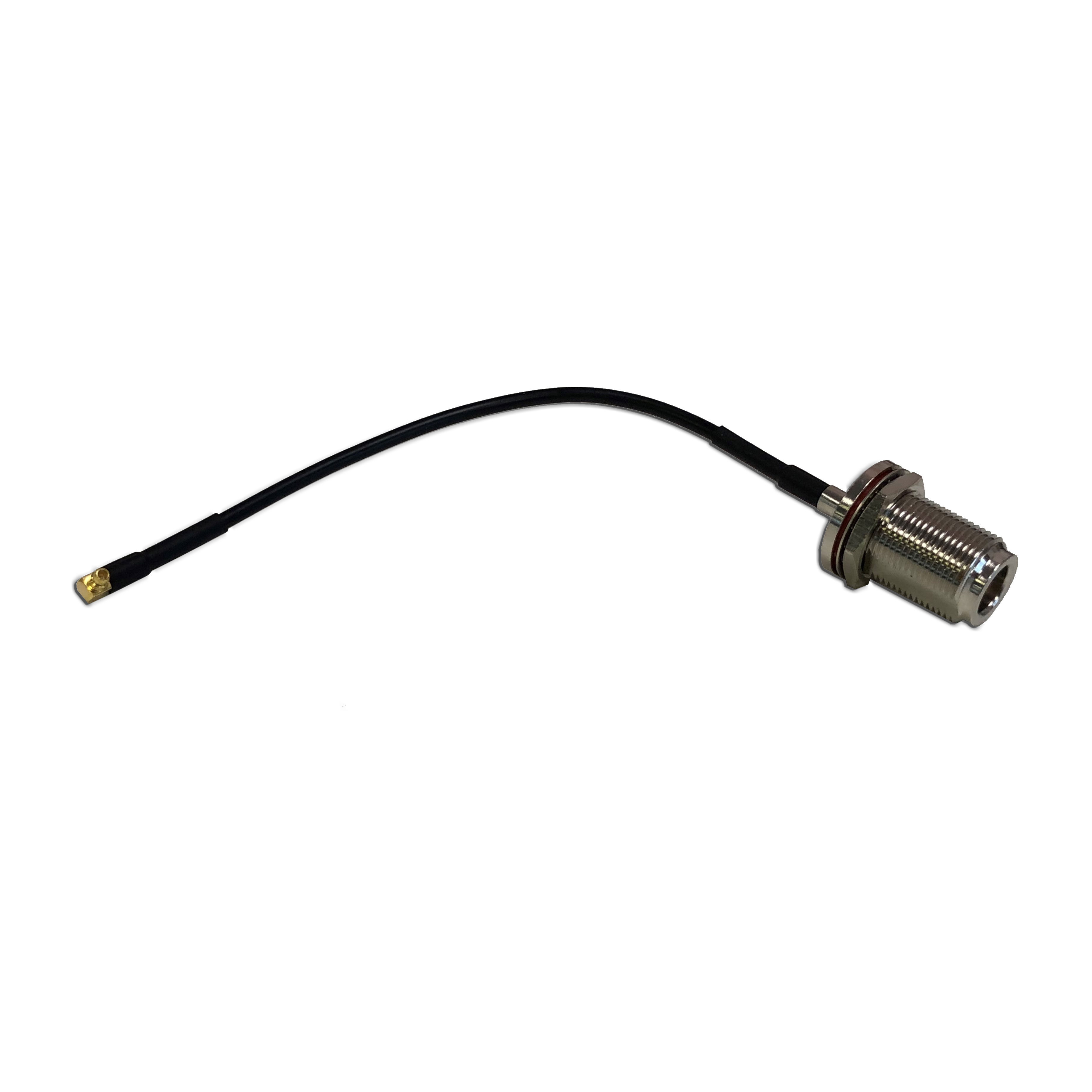 【CBA-NF-MMCXMRA】COAX CBL MMCX TO N-TYPE 5.9"