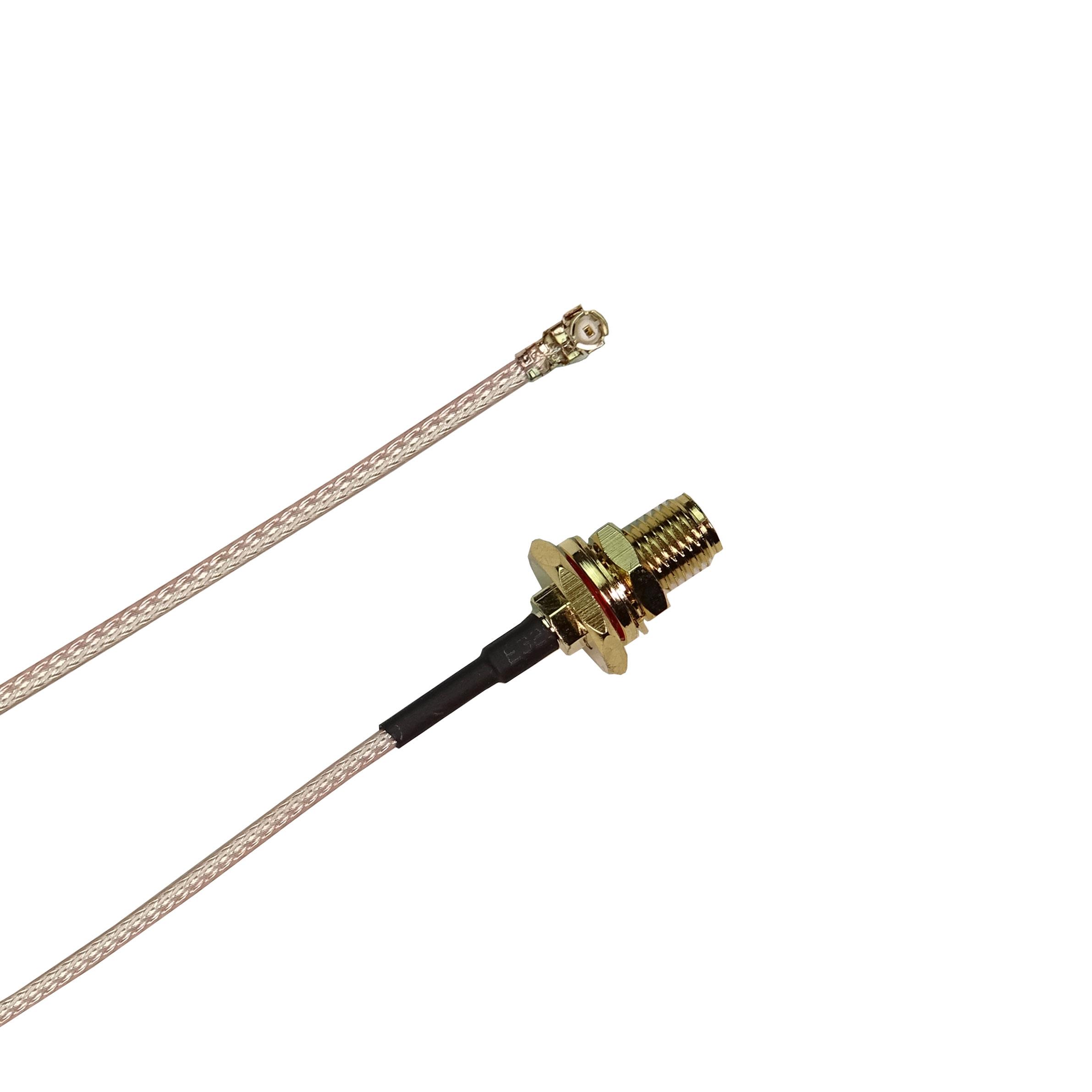 【CBA-UFLSMAFRP-10IP】COAX CBL SMA TO U.FL 3.9"