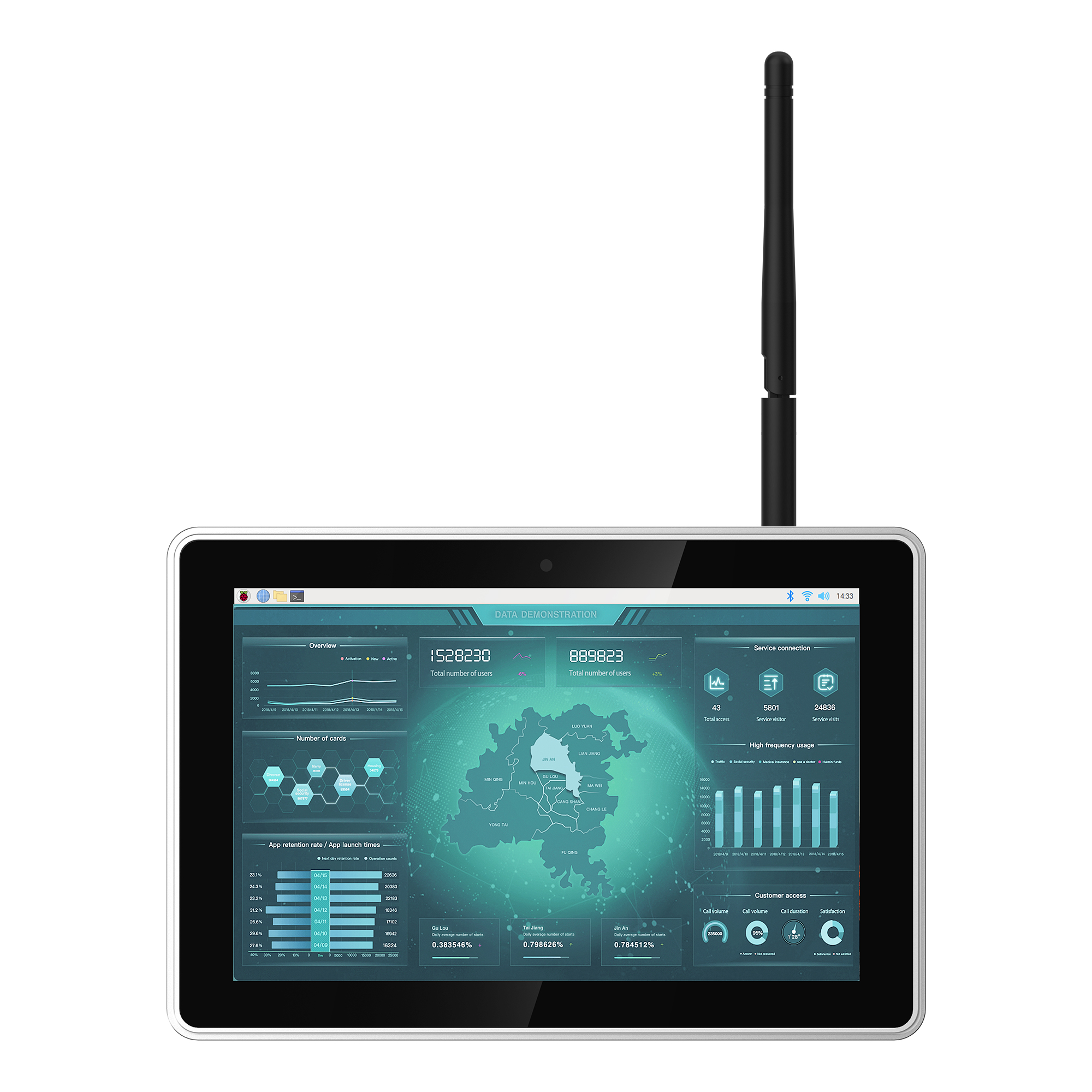 CM4 HMI 7'' W/CM410832【ED-HMI2220-070C-18324EU-S】