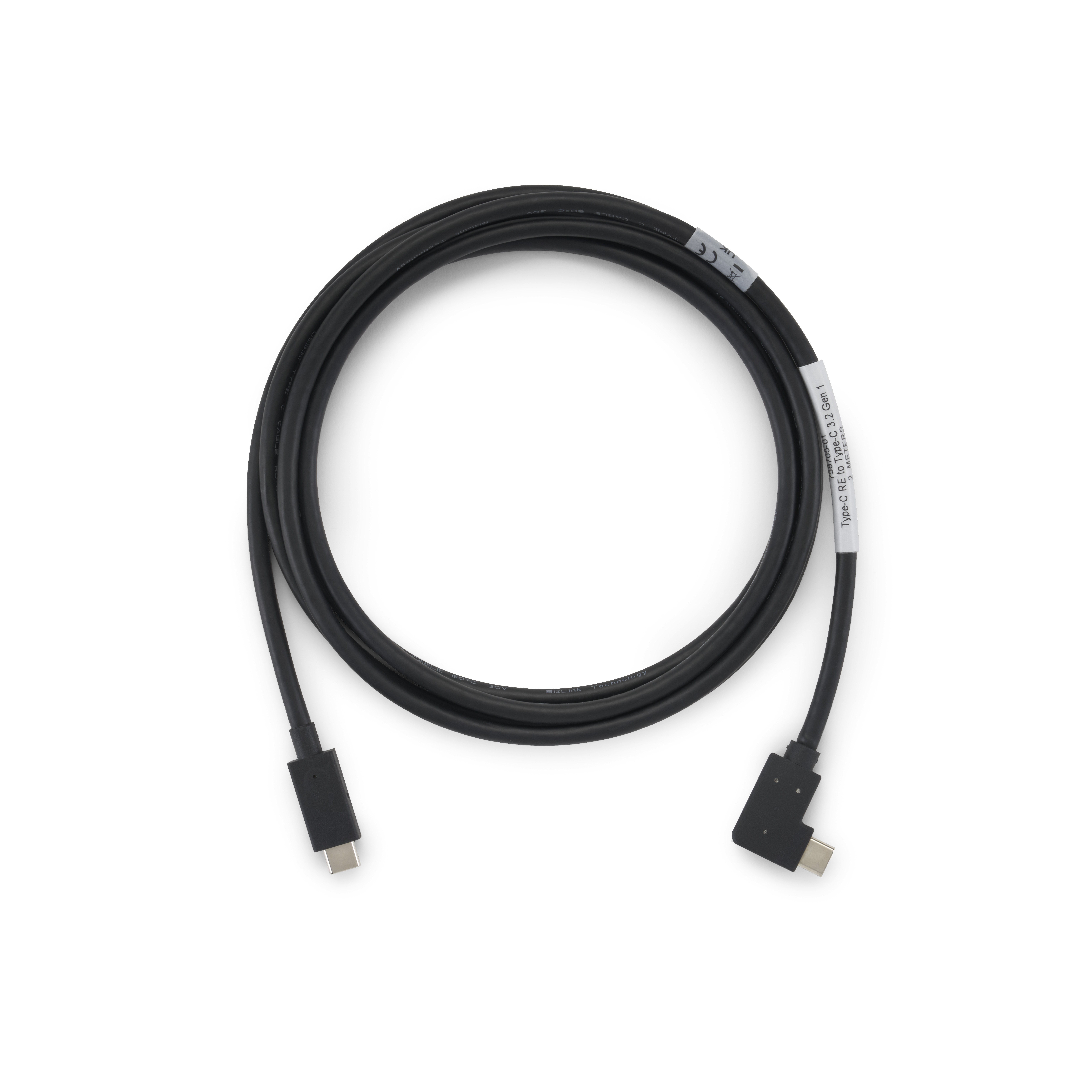 【789957-02】USB CABLE, TYPE-C TO RIGHT ANGLE