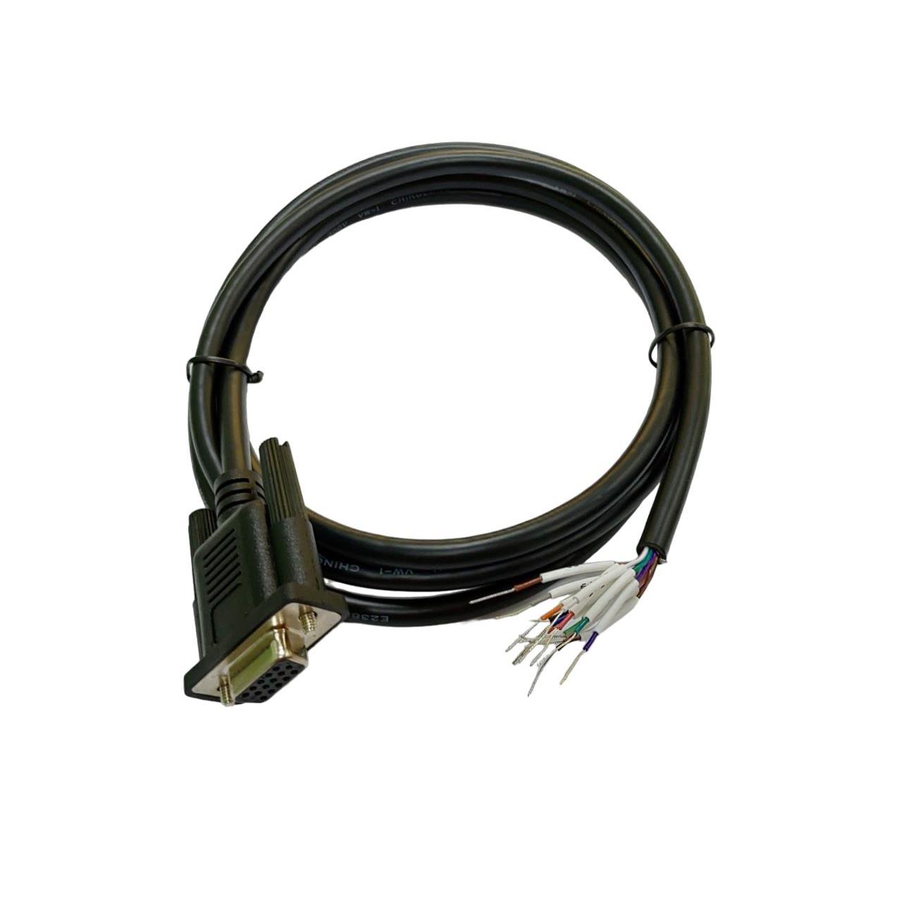 DB15HD F SERIAL CBL TO LEAD WIRE【DBC-15HFW-03】