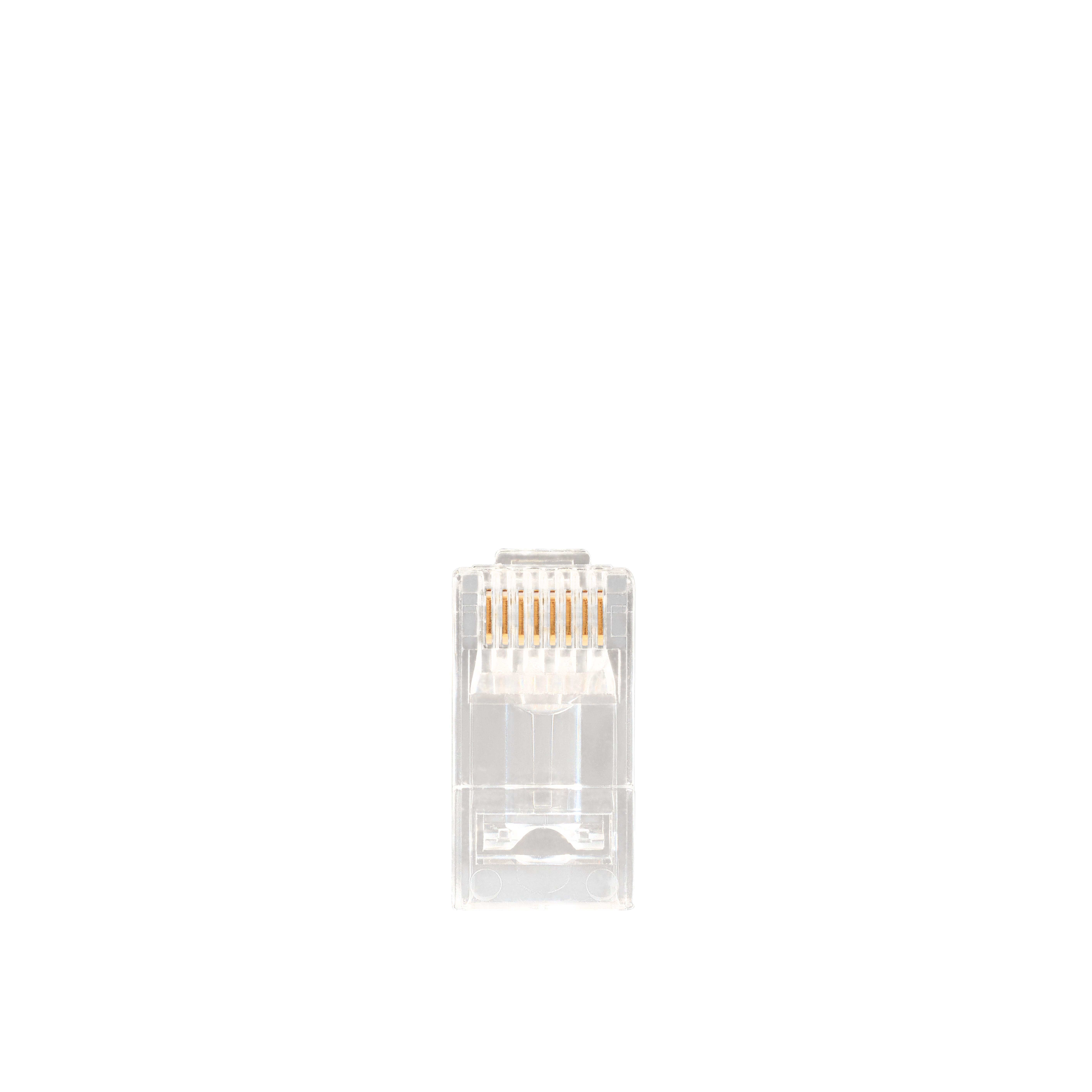 【RJ456AUS-100】UNSHIELDED RJ45 PASSTHROUGH CONN