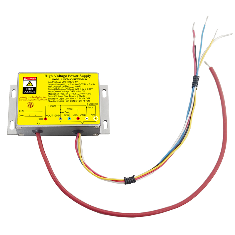 【AHV24VN4KV1MAW】HV 24V TO -4KV 4W DC-DC CONVERTE
