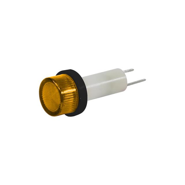 【461-BA5H-CYO-R-】LED PMI AMBER .250 5V TAB