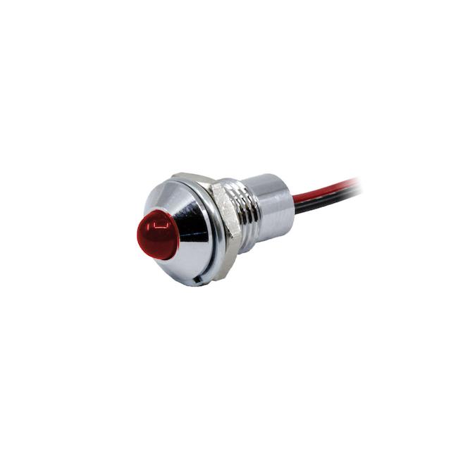 【CC-1-3036-0000-I】LED PNL IND RED 5MM WIRE LEADS