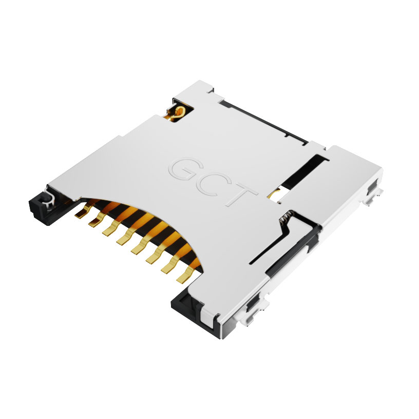 【MEM2090-00-145-00-A】CONN MICROSD CARD R/A SMD