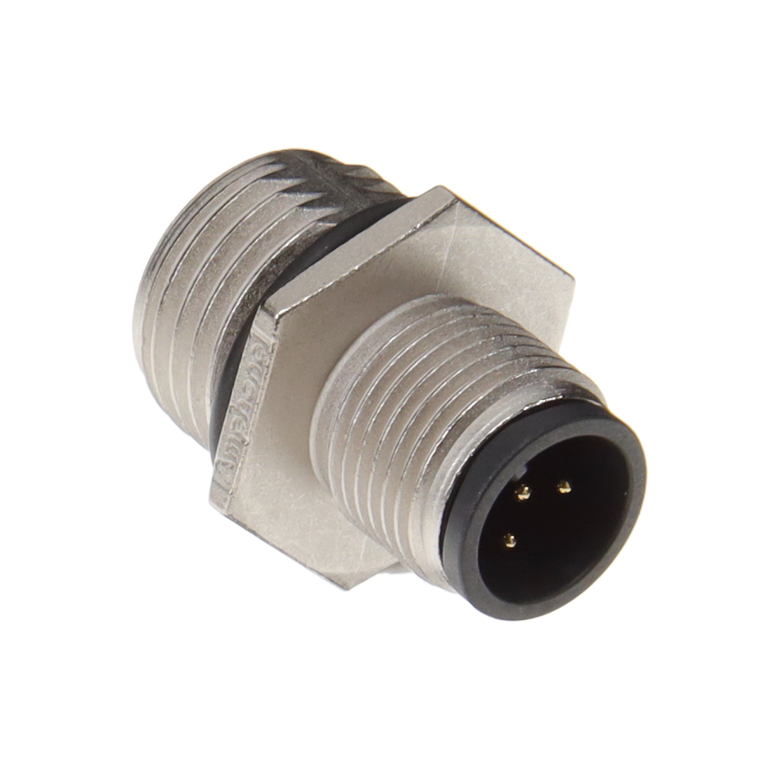 【M12A-05PMMS-SH8001】CONN PLUG MALE 5P GOLD SLDR CUP