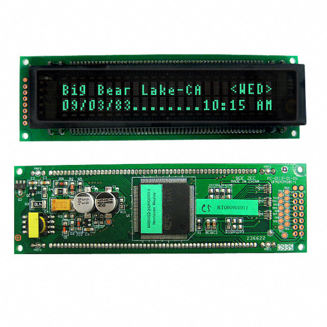 【M0224SD-242MDBR1-1】MODULE VF CHAR 2X24 5.34MM