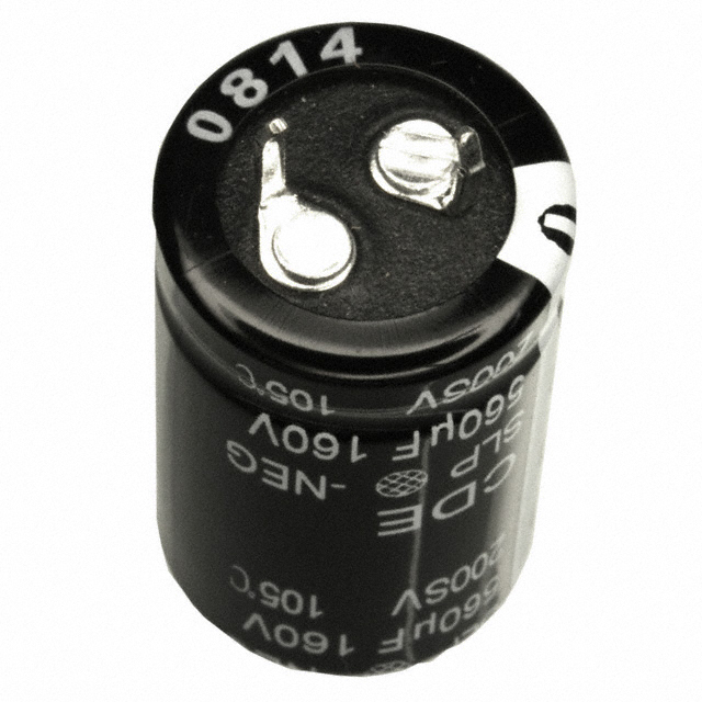 【SLP561M160A5P3】CAP ALUM 560UF 20% 160V SNAP TH