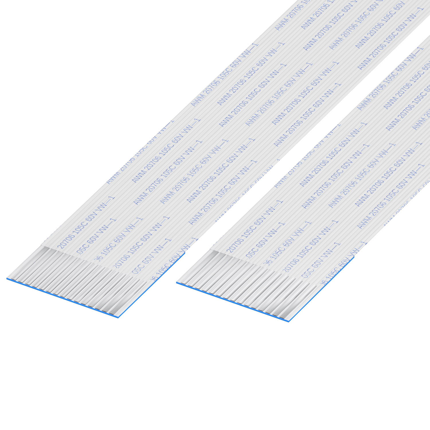 【10-15-A-0101-C-4-08-4-T】1MM PITCH FFC, 15 CONTACTS, A TY
