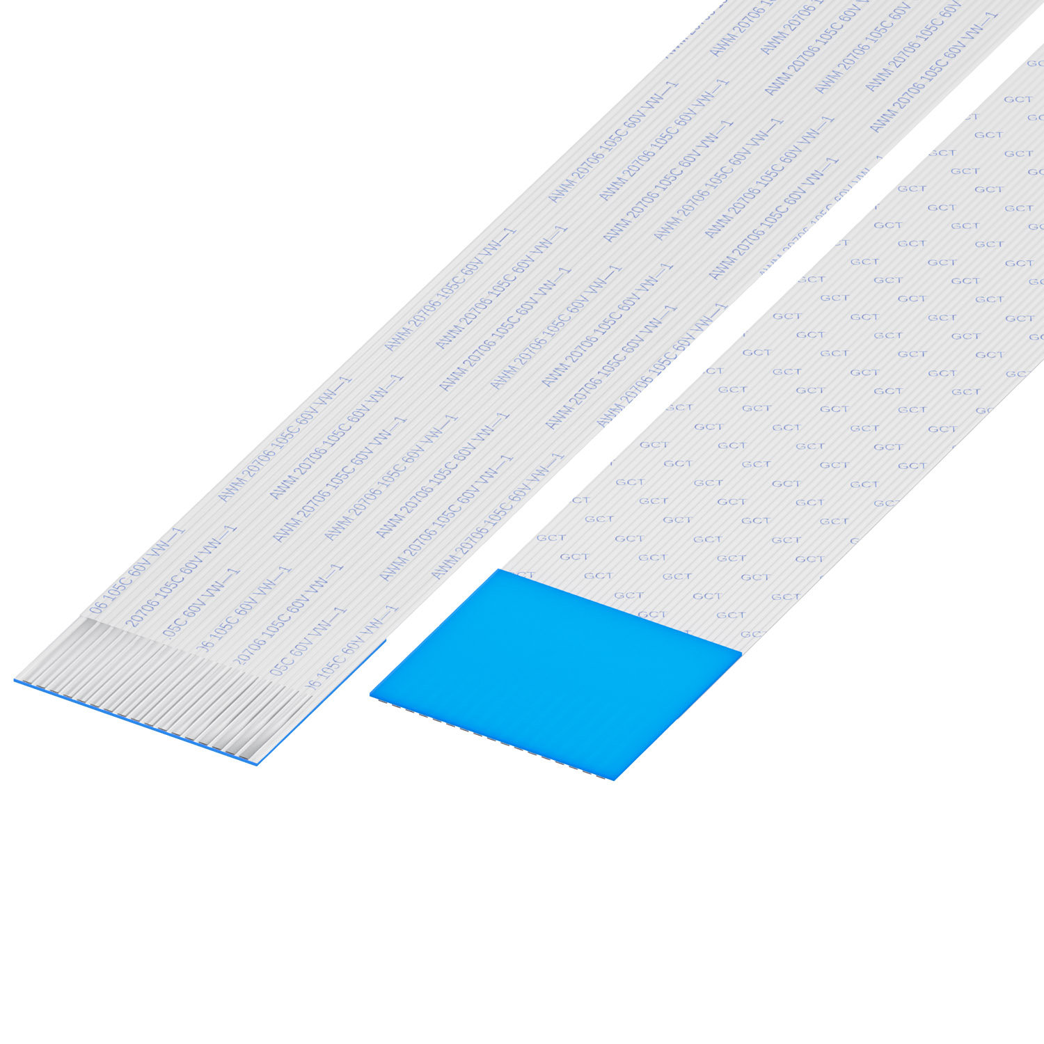 1MM PITCH FFC, 17 CONTACTS, D TY【10-17-D-0203-C-4-08-4-T】