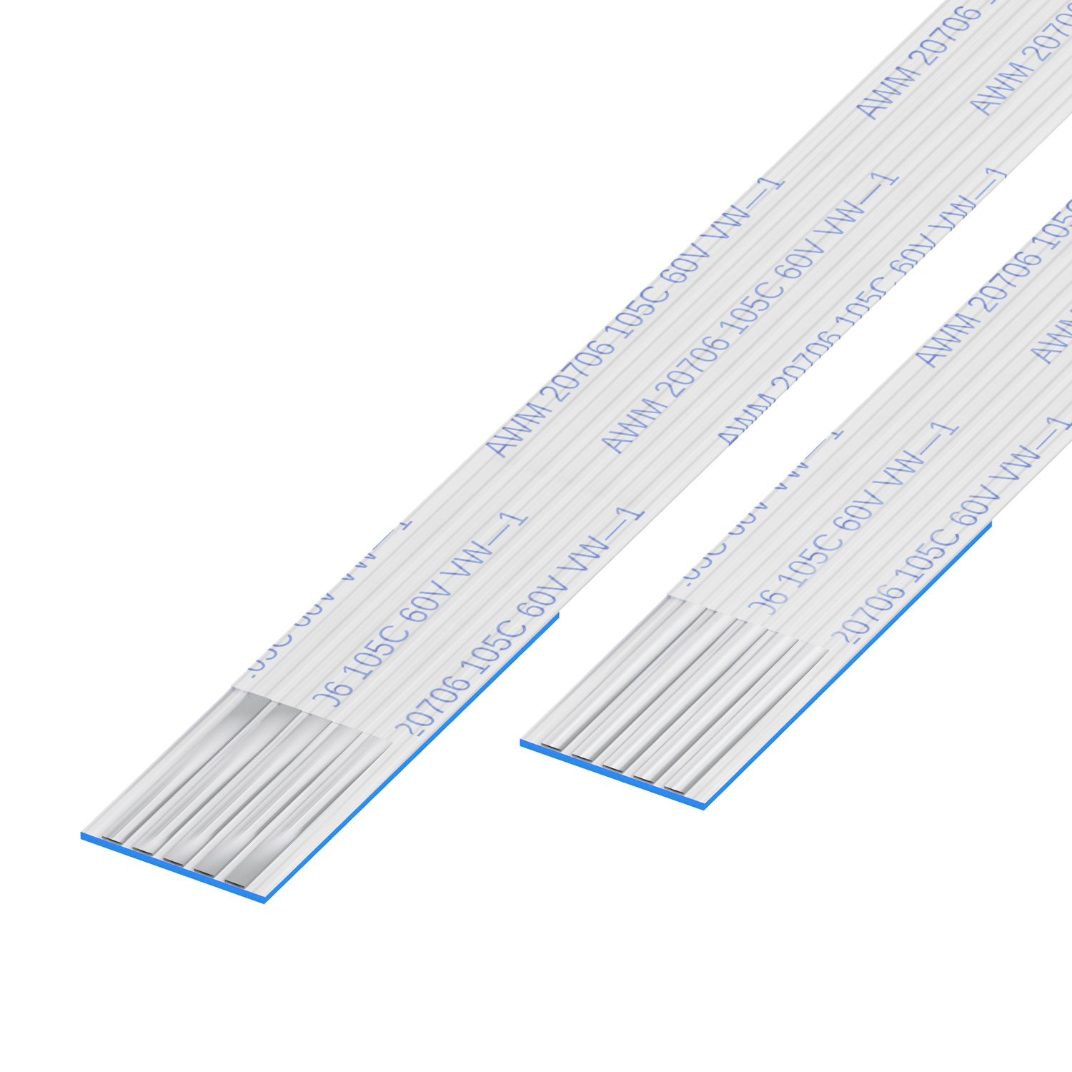 【10-05-A-0203-C-4-08-4-T】1MM PITCH FFC, 5 CONTACTS, A TYP