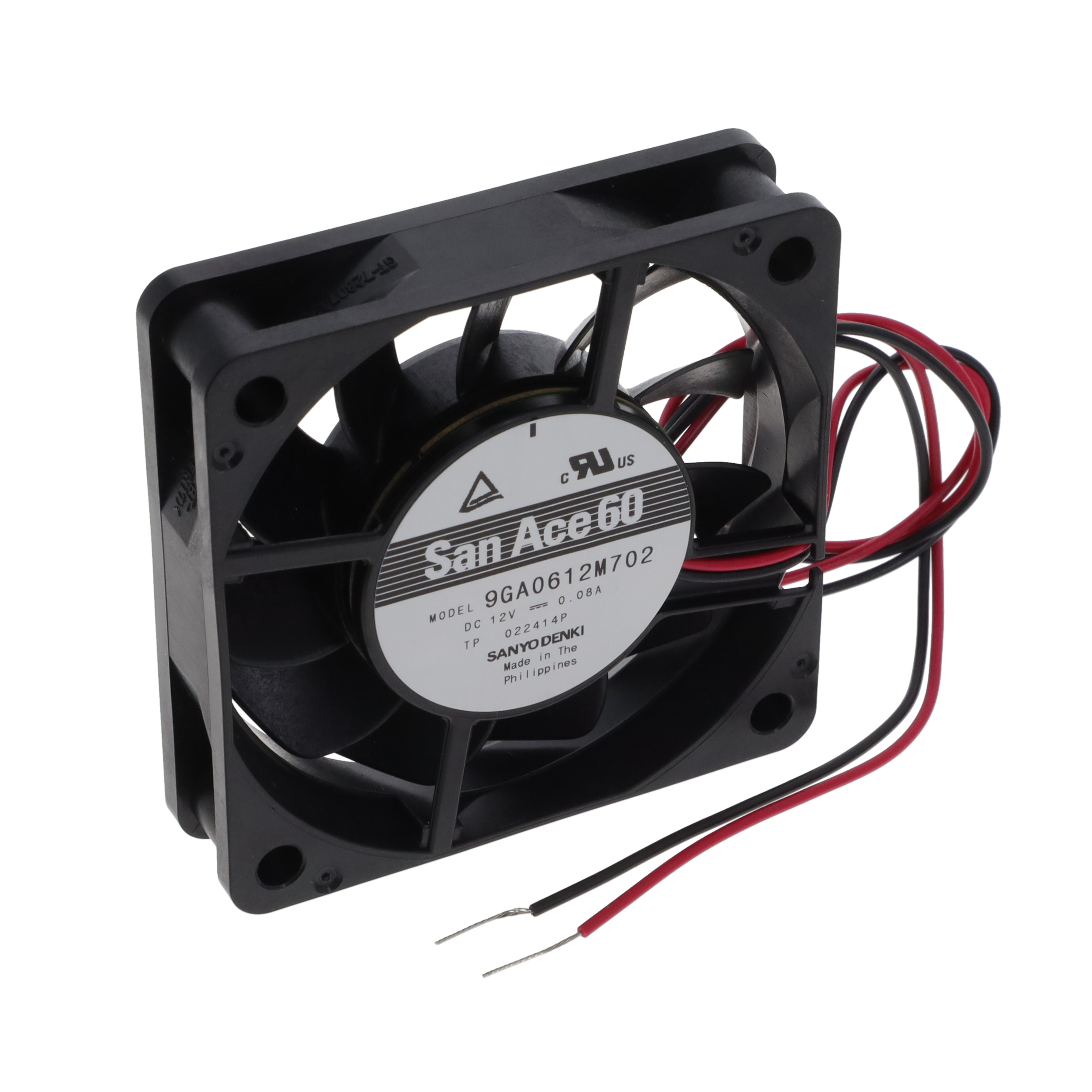 【9GA0612M702】FAN AXIAL 60X15MM 12VDC WIRE[箱]