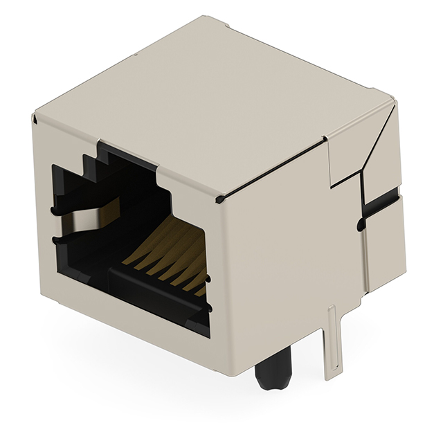 RJ45 JACK THR 1GB R/A 1X1【2501550-1】