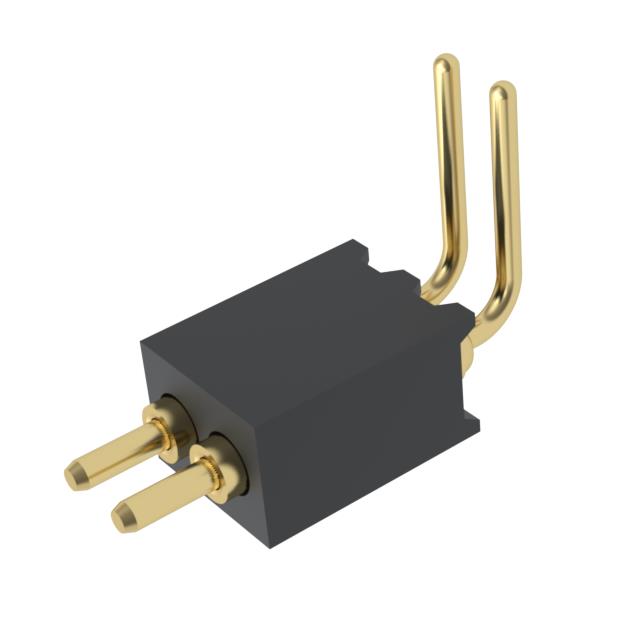 【854-22-002-20-041101】.050" PITCH RIGHT ANGLE, SPRING-