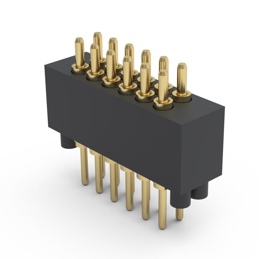 .050" PITCH SPRING-LOADED CONNEC【855-22-012-10-041101】