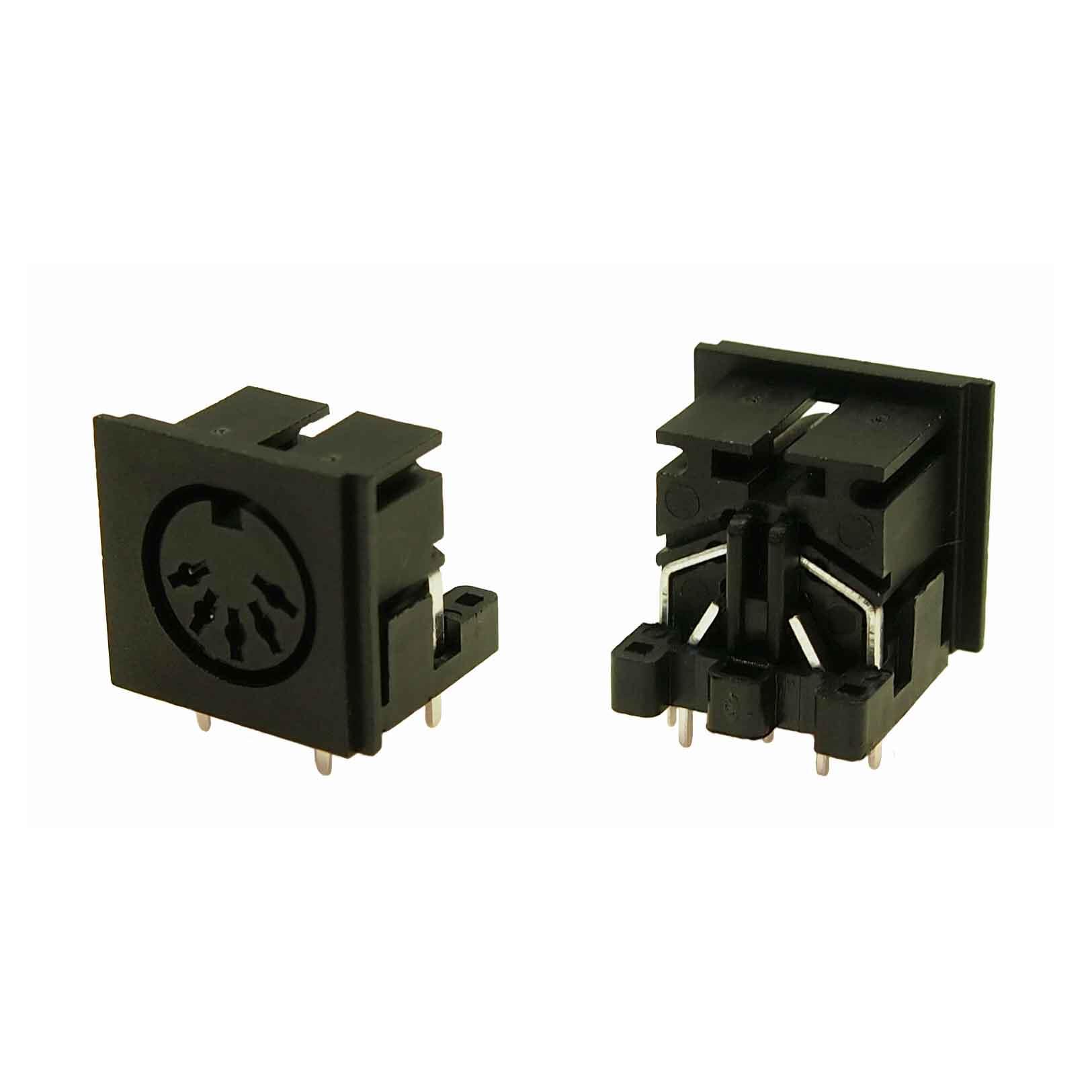 D5 PIN DIN SOCKET 180 DEGREE【FC680805】