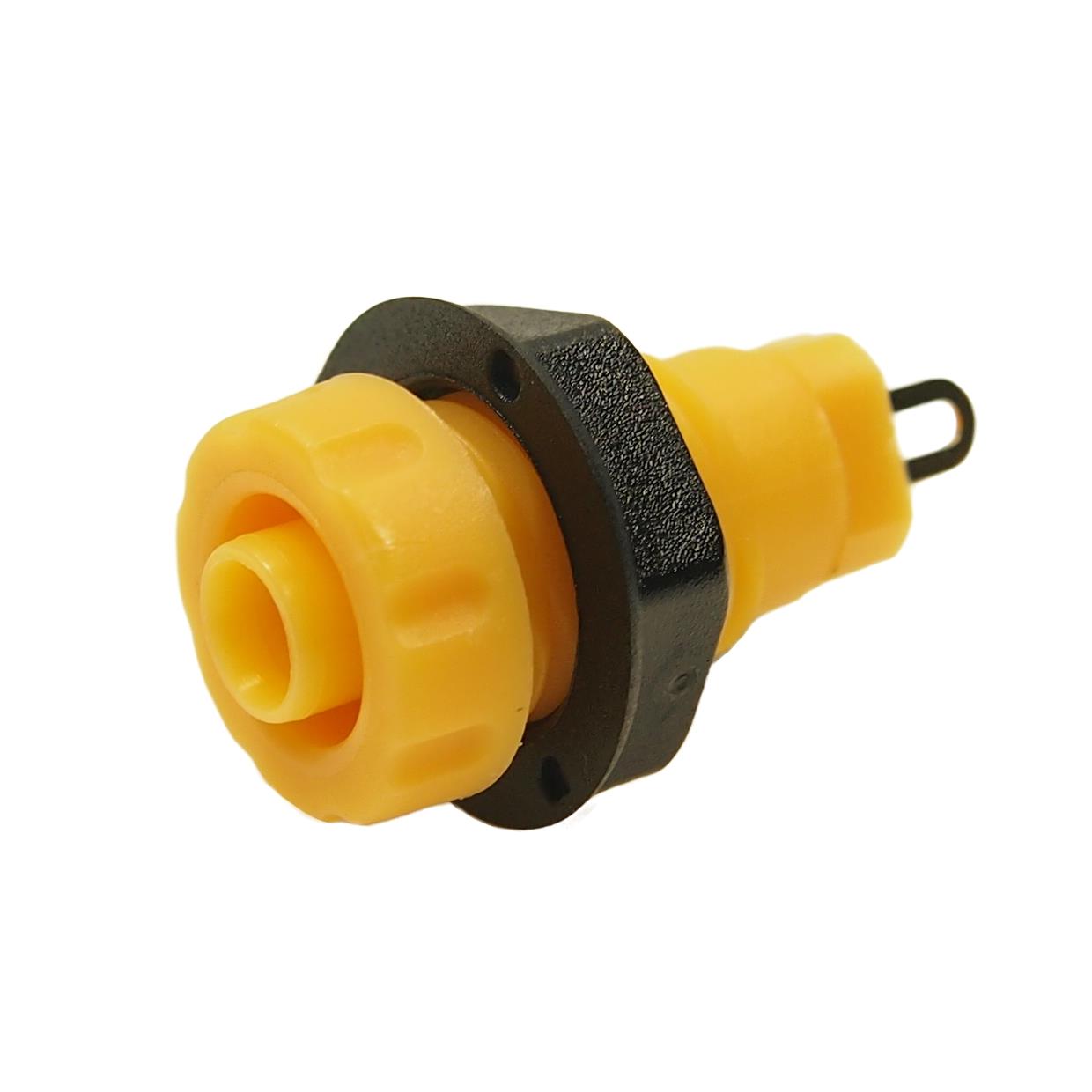 【FCR14462】4MM PANEL SOCKET S16C YELLOW