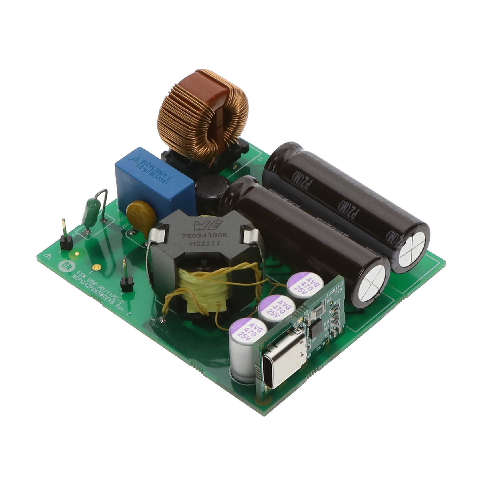 【NCP1342PD65WGEVB】EVAL BOARD FOR NCP1342PD65