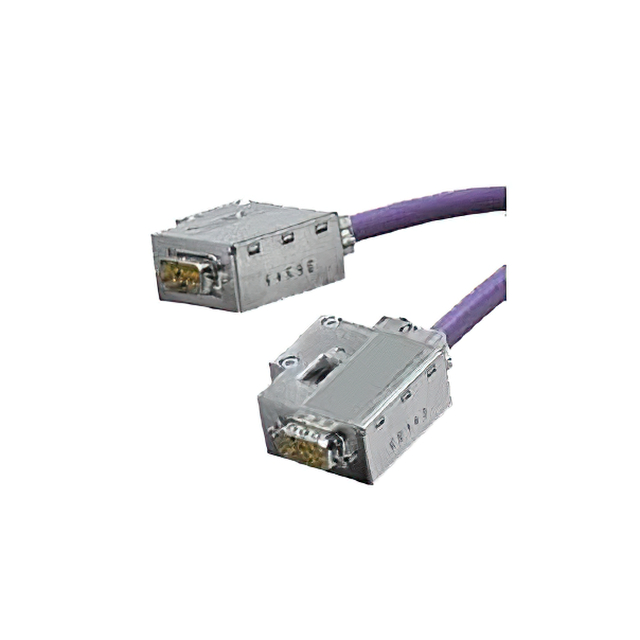 【1200980203】CABLE ASSY DB09 SHLD PURPLE 1M