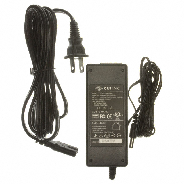 【DTB120150UC-P5P-FL】BATT CHARGER DESKTOP 12V 1.5A