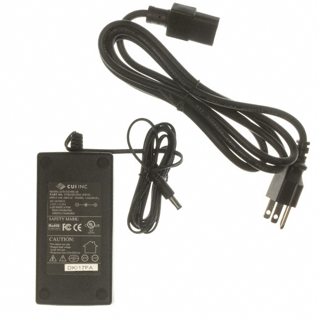 【DTB120225UC-P5P-FL】BATT CHARGER DESKTOP 12V 2.25A