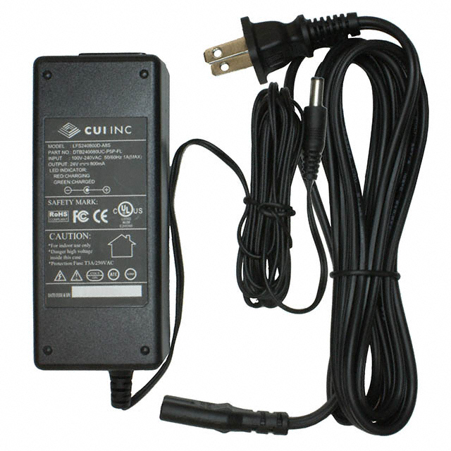 【DTB240080UC-P5P-FL】BATT CHARGER DESKTOP 24V 800MA