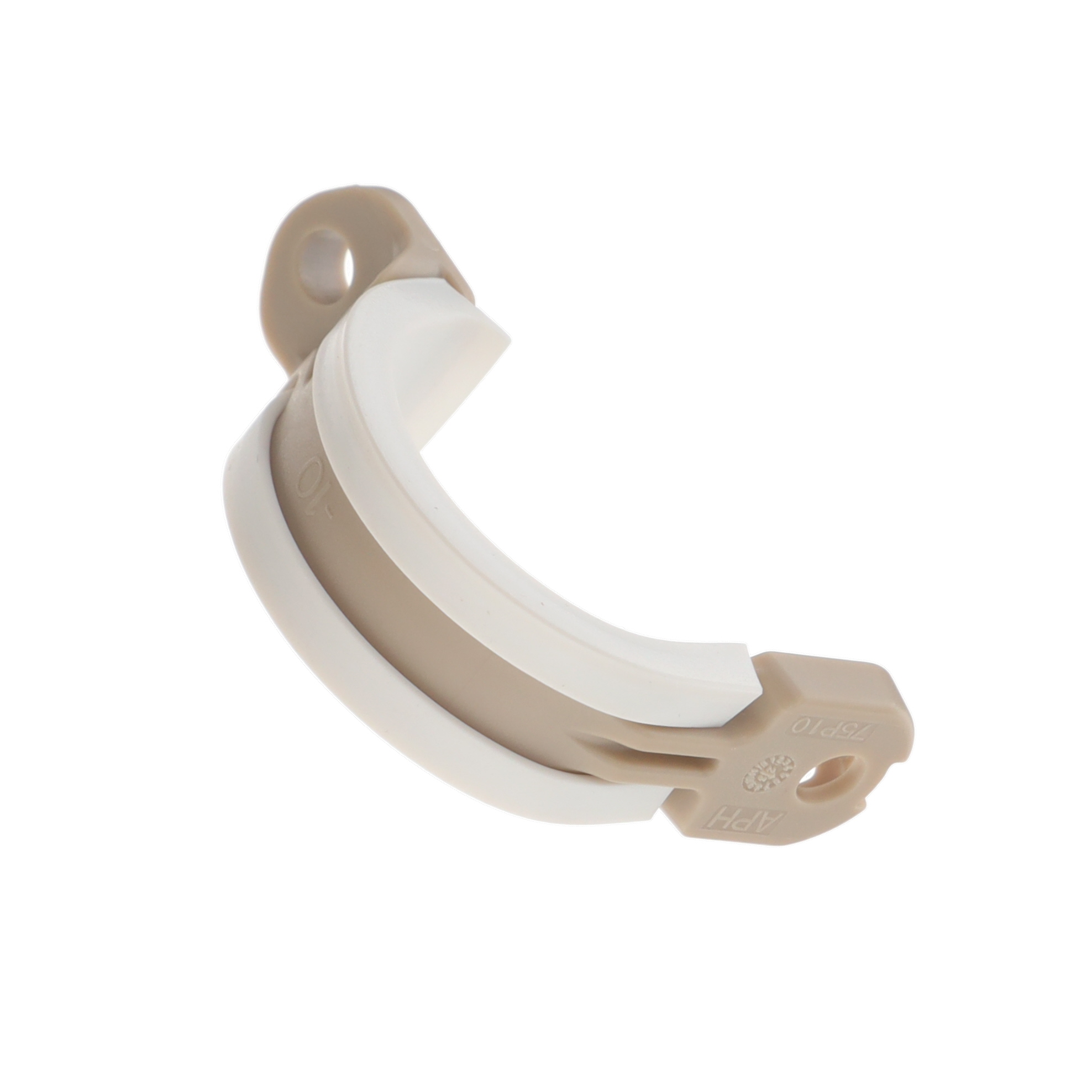 【ALBPCL75P10S】CBL CLAMP P-TYPE WHITE FASTENER