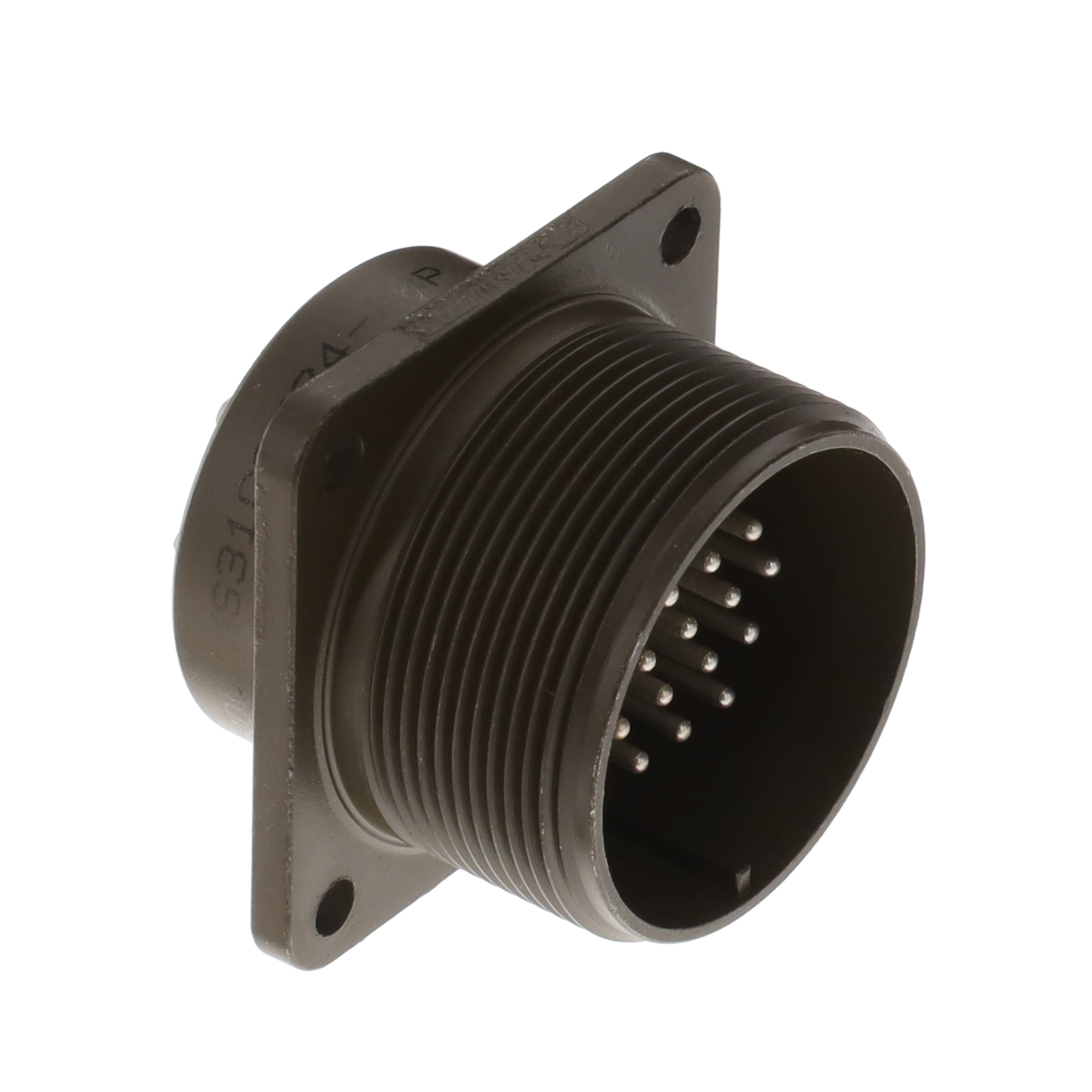 【MS3102E24-28P】CONN RCPT MALE 24P SILV SLDR CUP