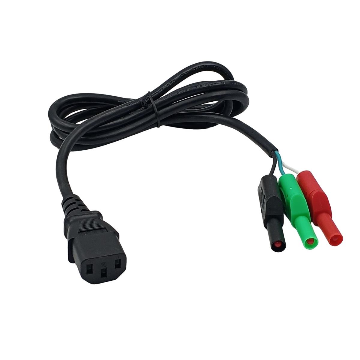 【7011451M0BANPL3(R)】IEC60320 C13- STACK BANANA PLUG