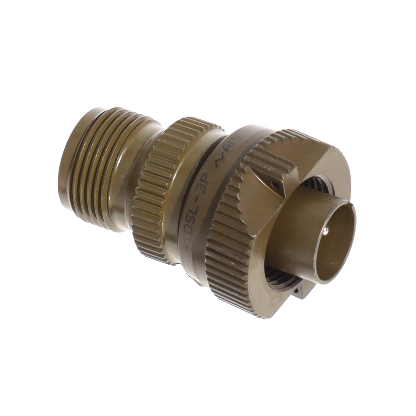 【MS3106A10SL-3P】CONN PLUG MALE 3P SILV SLDR CUP