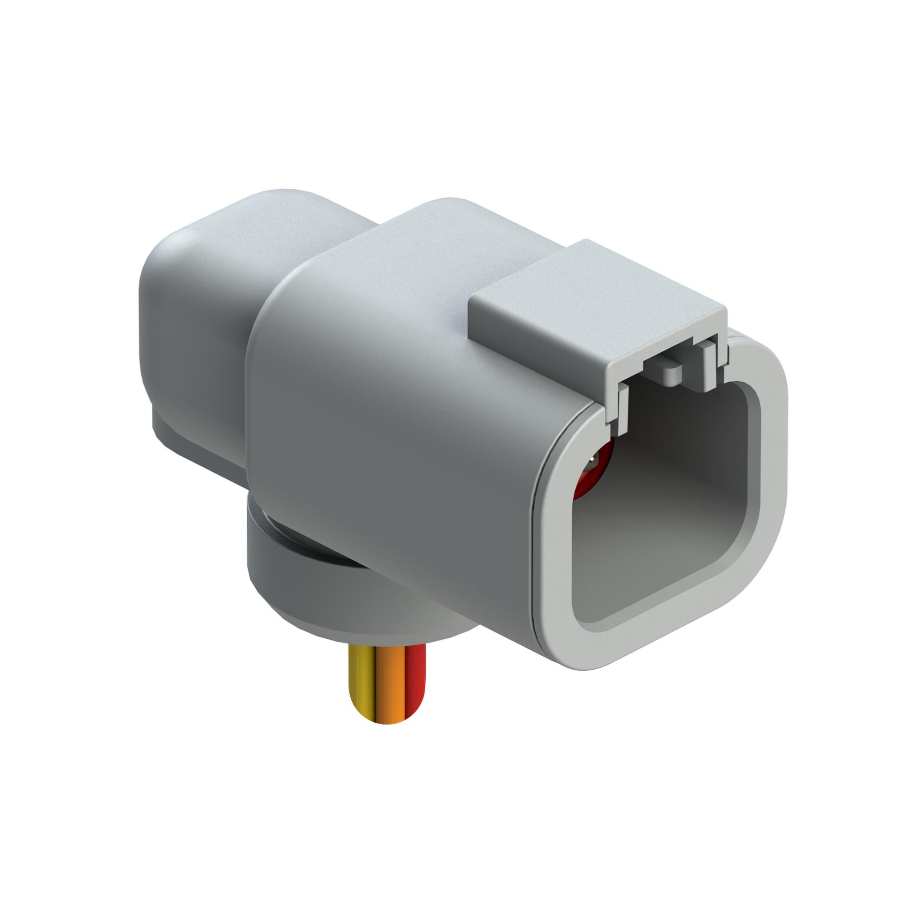 4 POSITION FLANGE MOUNT RECEPTAC【ATP04-4P-P052】