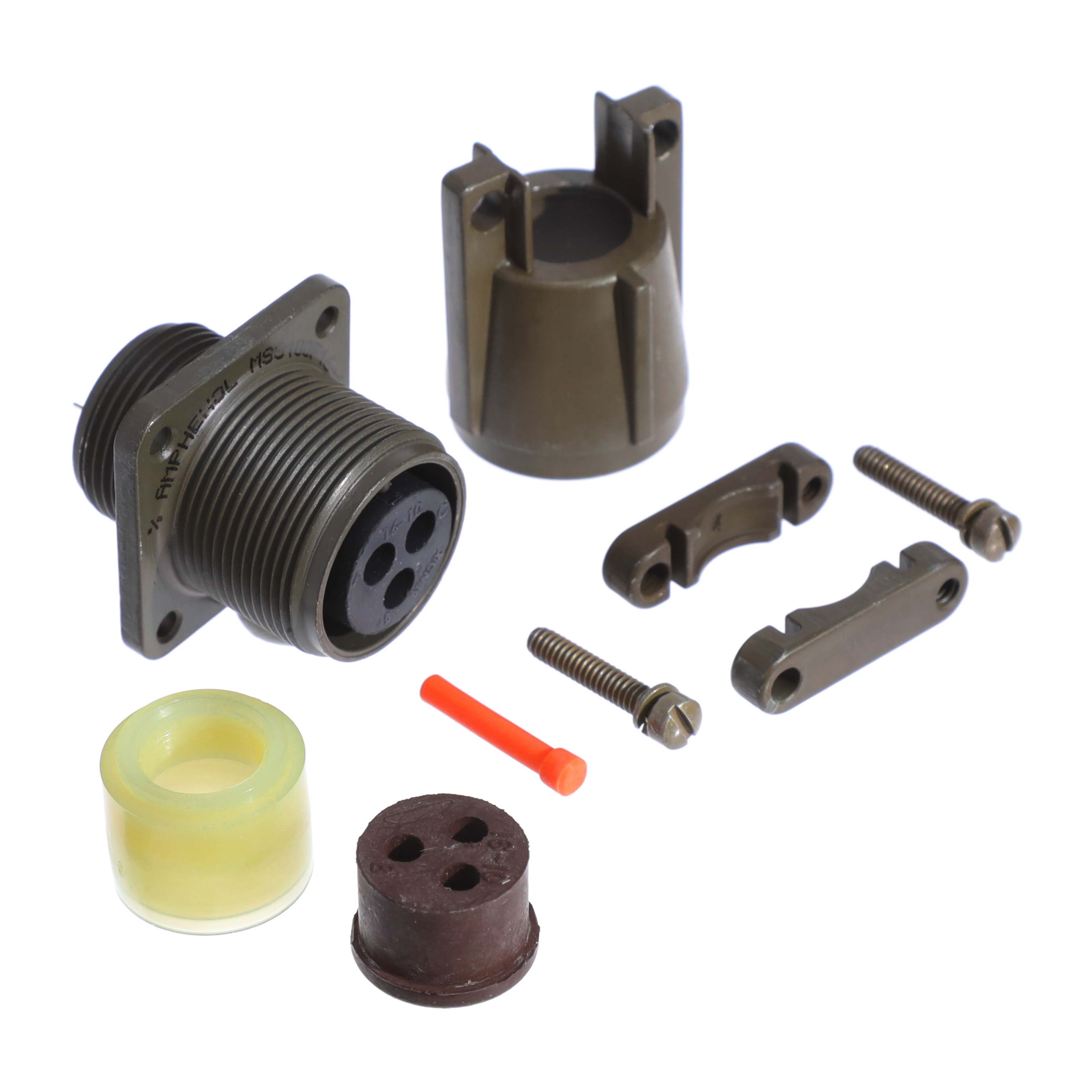 【MS3100F16-10S】MIL-5015 MS/AC THREADED RECEPT