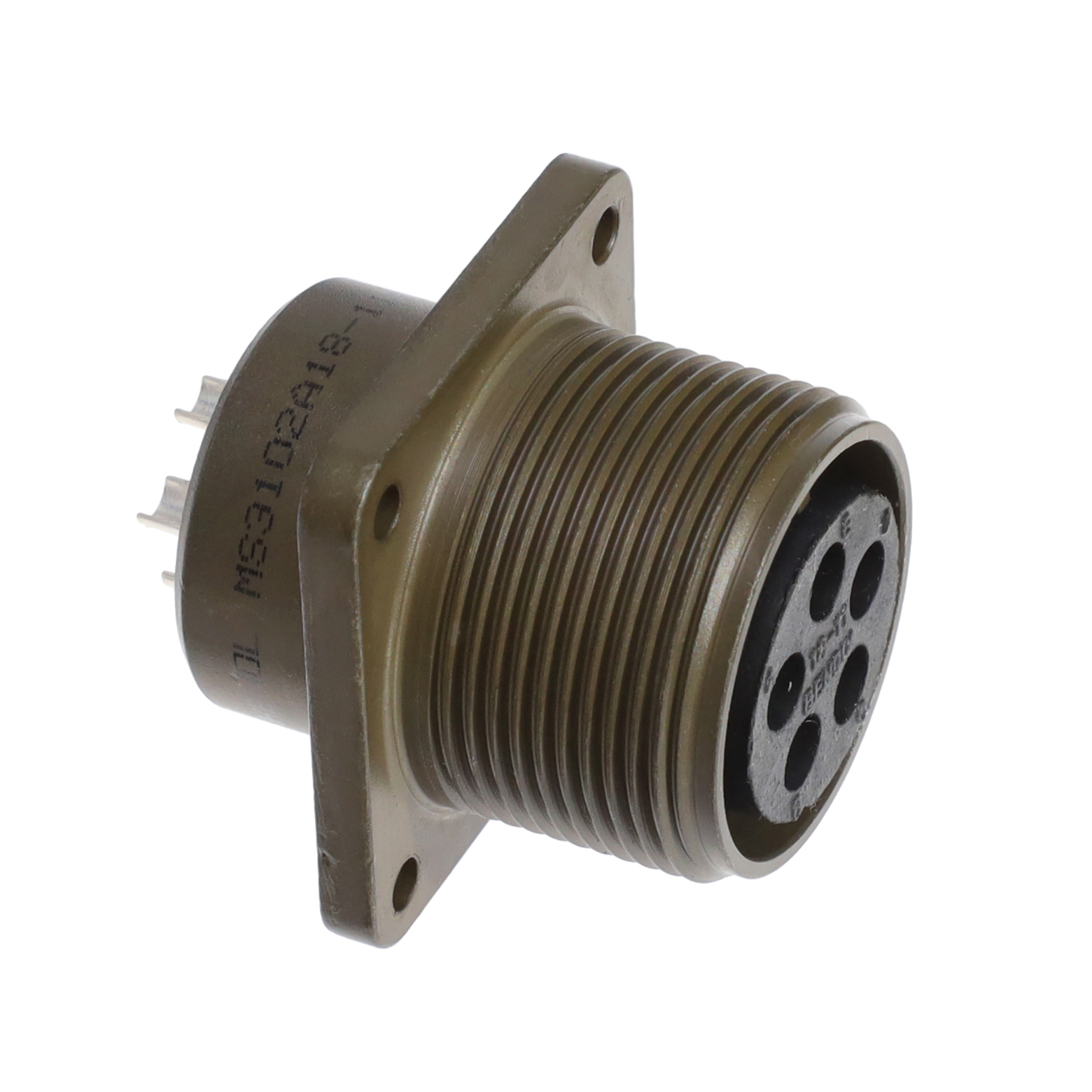 【MS3102A18-11S】CONN RCPT FMALE 5P SILV SLDR CUP