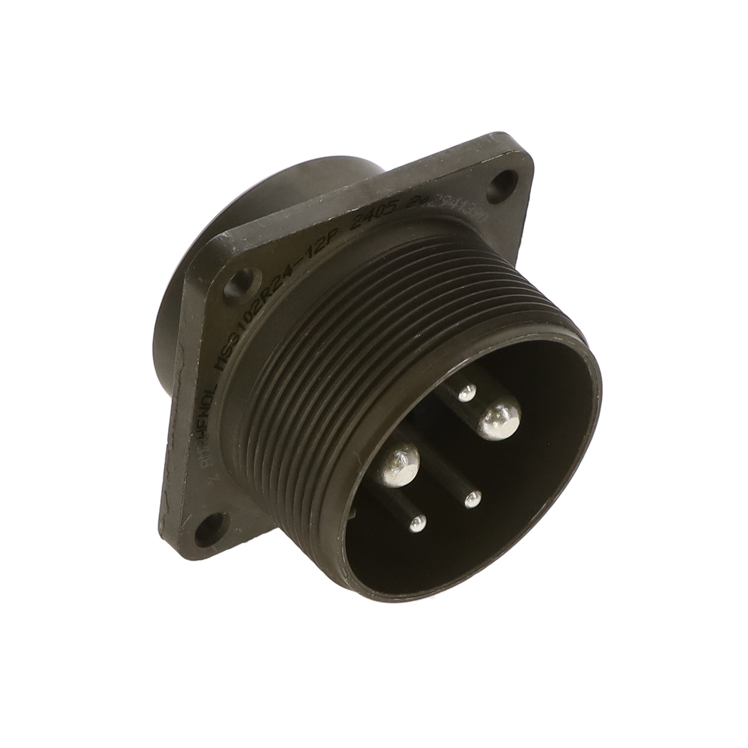 【MS3102R24-12P】MIL-5015 MS/AC THREADED RECEPT