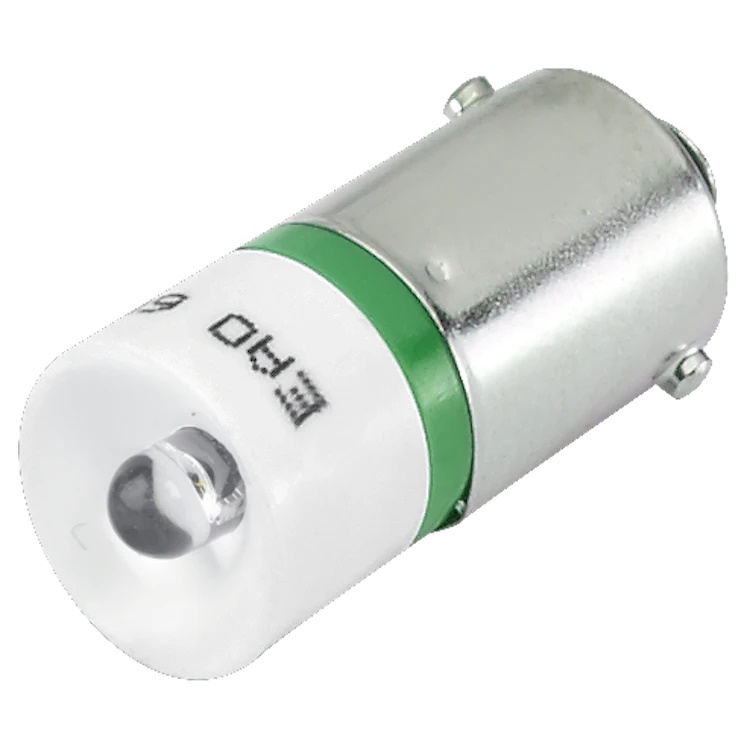 【10-4H22.1035P】SINGLE-LED, BA9S, GREEN, 110 V A
