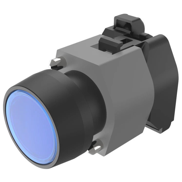 ACTUATOR,  29 MM, FLUSH, BLUE, P【704.006.6】