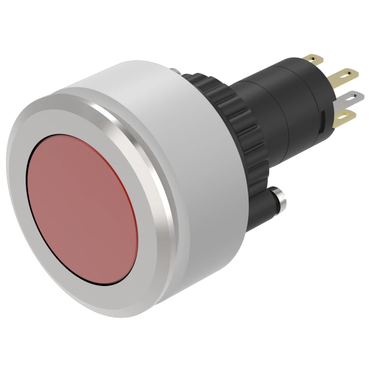PUSHBUTTON, MOMENTARY, 250 V AC【K14-131.211110】