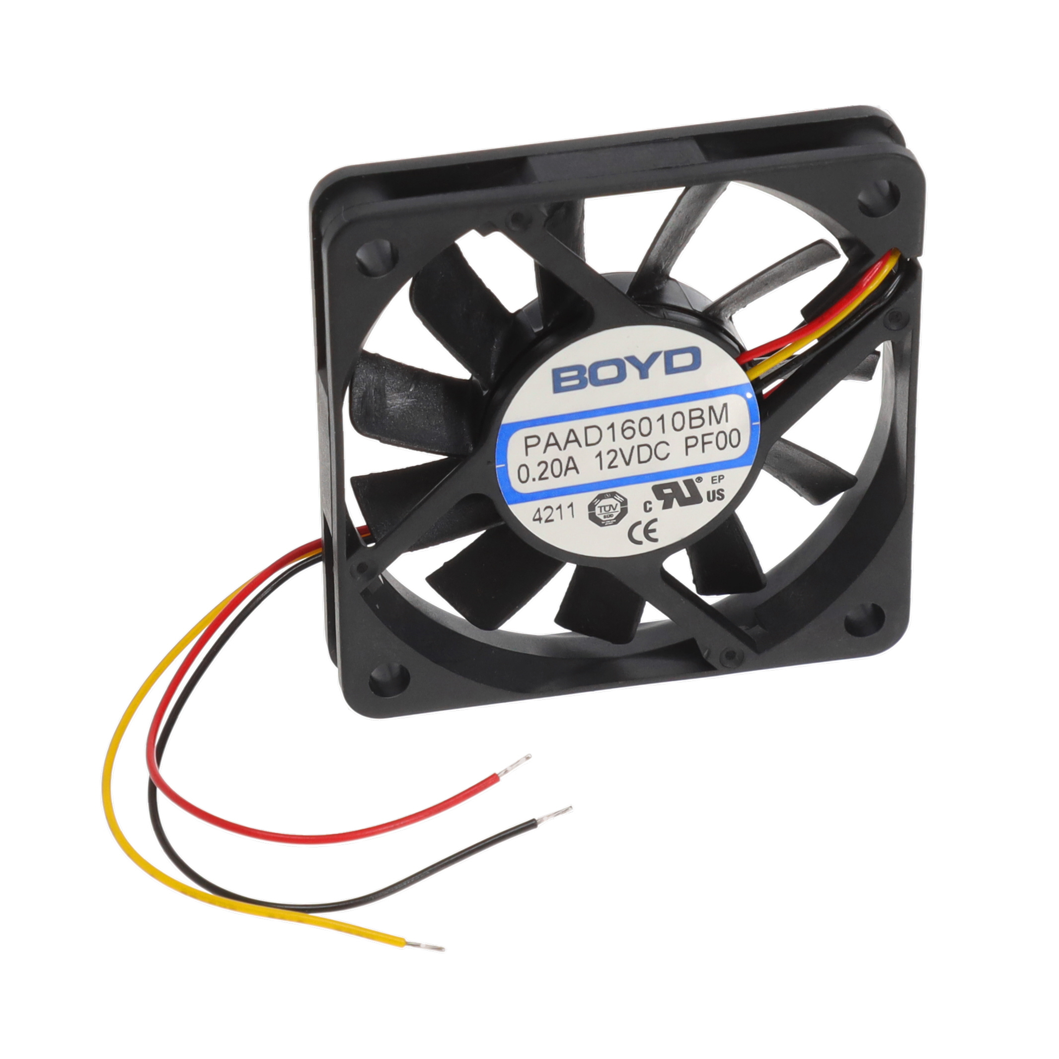 【PAAD16010BM-P000】FAN 12VDC 60x10.6MM TACH[バルク]