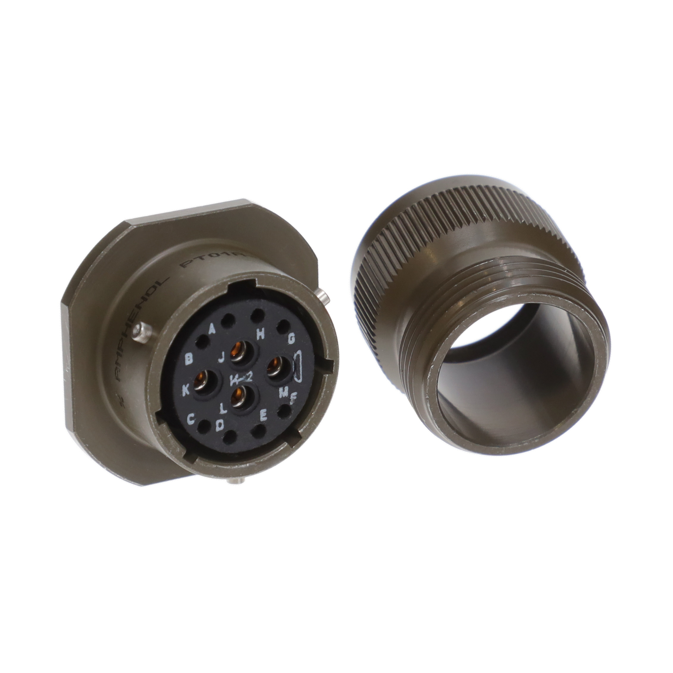 【PT01A-14-12S】CONN RCPT FMALE 12P GOLD SLD CUP
