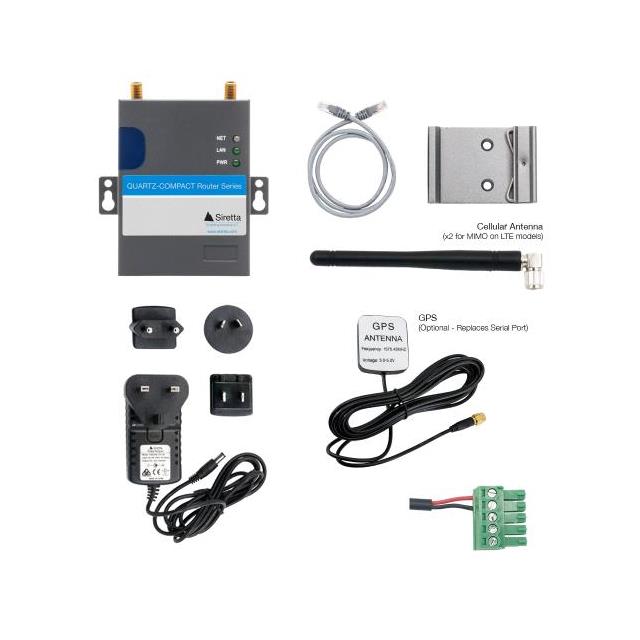 【QUARTZ-COMPACT-G11-LTE (US) + ACCESSORIES】QUARTZ-COMPACT ROUTER 4G US FREQ