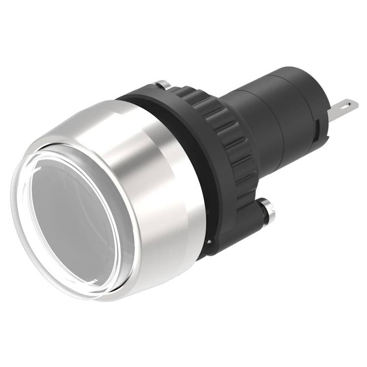 【K14-040.110041】LED PNL IND WHITE CLEAR QUK CON