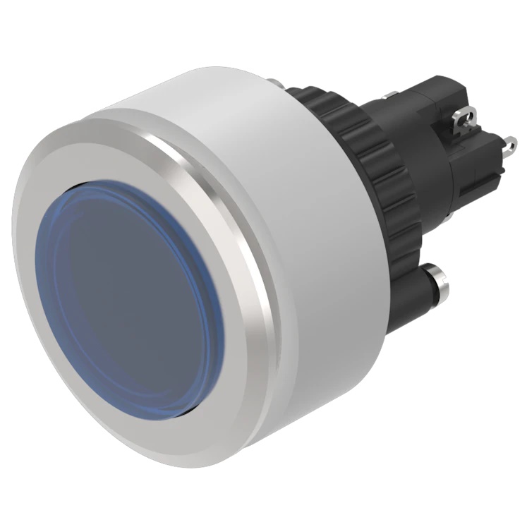 LED PNL IND BLUE CLEAR SLDR【K14-040.220012】