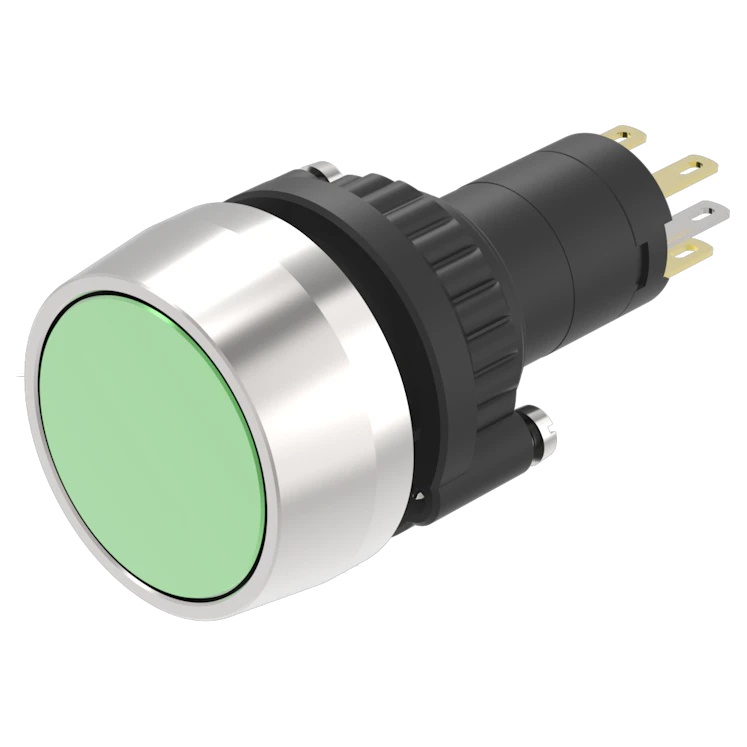 PUSHBUTTON, MOMENTARY, 250 V AC【K14-131.111140】