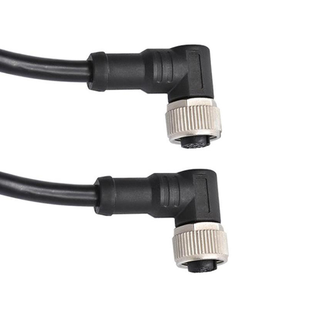 【M12B05FR-12BFR-SD002】CIR CBL 5POS PLUG RA TO RA 6.56'[バルク]