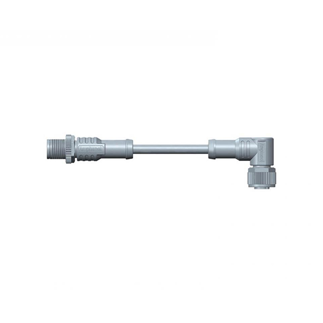 CBL 12POS RCPT TO PLUG RA 3.28'【M12A12ML-12AFR-SB001】