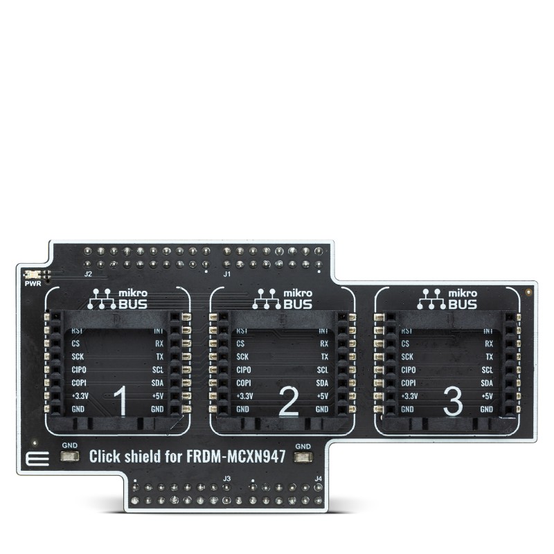 【MIKROE-6291】CLICK SHIELD FOR FRDM-MCXN947