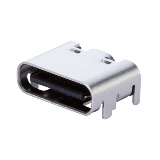 【UJ20-C-H-G-SMT-2-P16-TR】CONN RCPT USB 2.0 TYPE C SMD RA