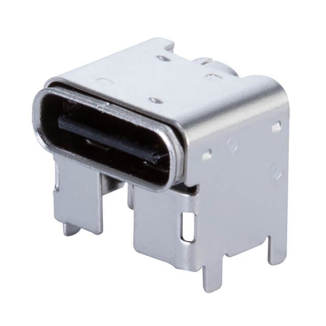 【UJ20-C-H-G-SMT-3-P16-TR】CONN RCPT USB 2.0 TYPE C SMD RA